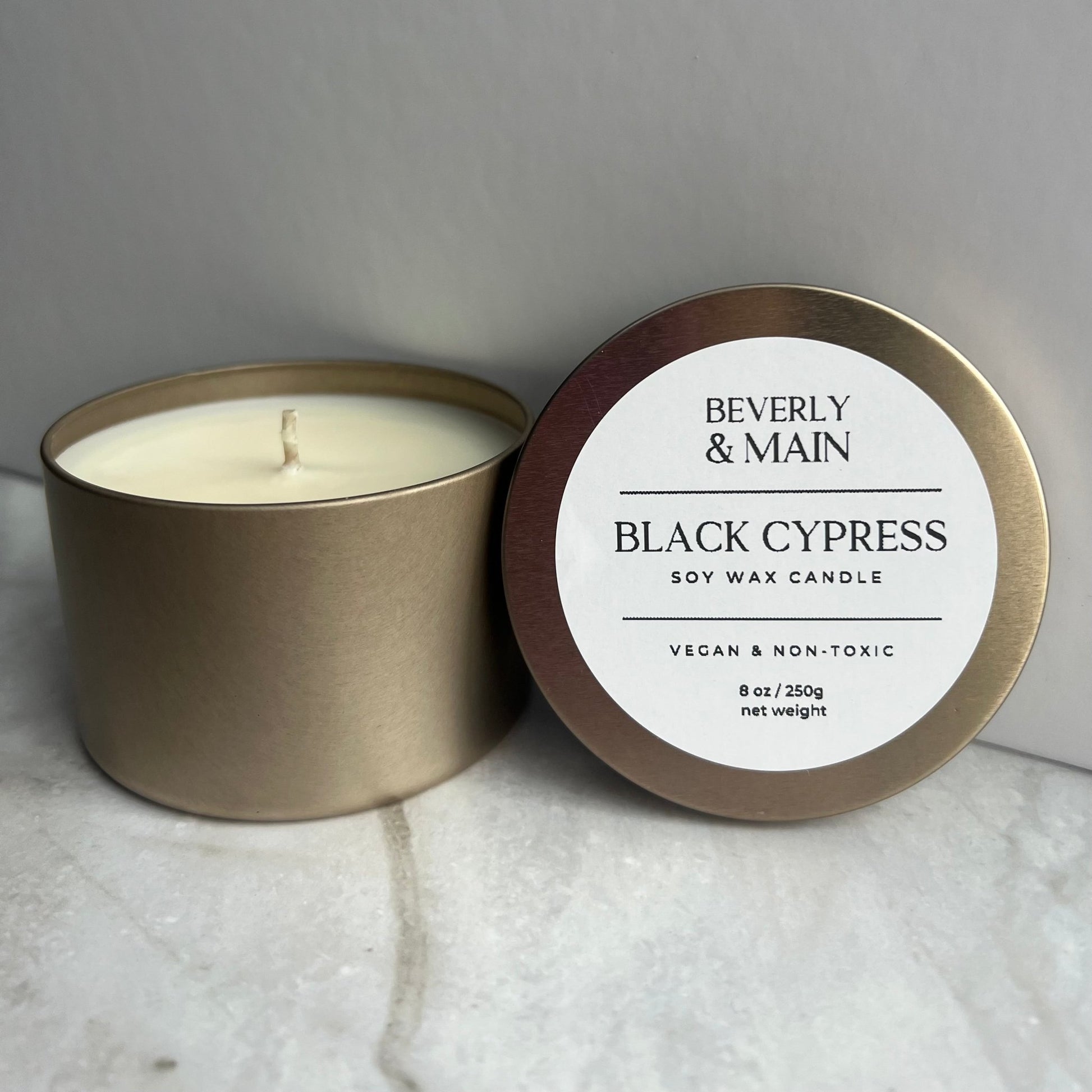 Black Cypress Handmade Soy Candle