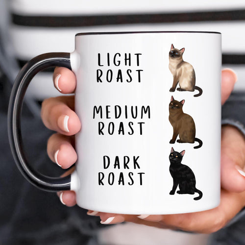 Cat Coffee Mug Perfect Mom Gift Funny Cat Design Coffee Lover Present Blue Ceramic Cup Kitchen Essential Dishwasher Safe Daily Use Coffee Cup Collection Multiple Color Options Available Barista Gift Idea Cat Mom Present Beautiful Design