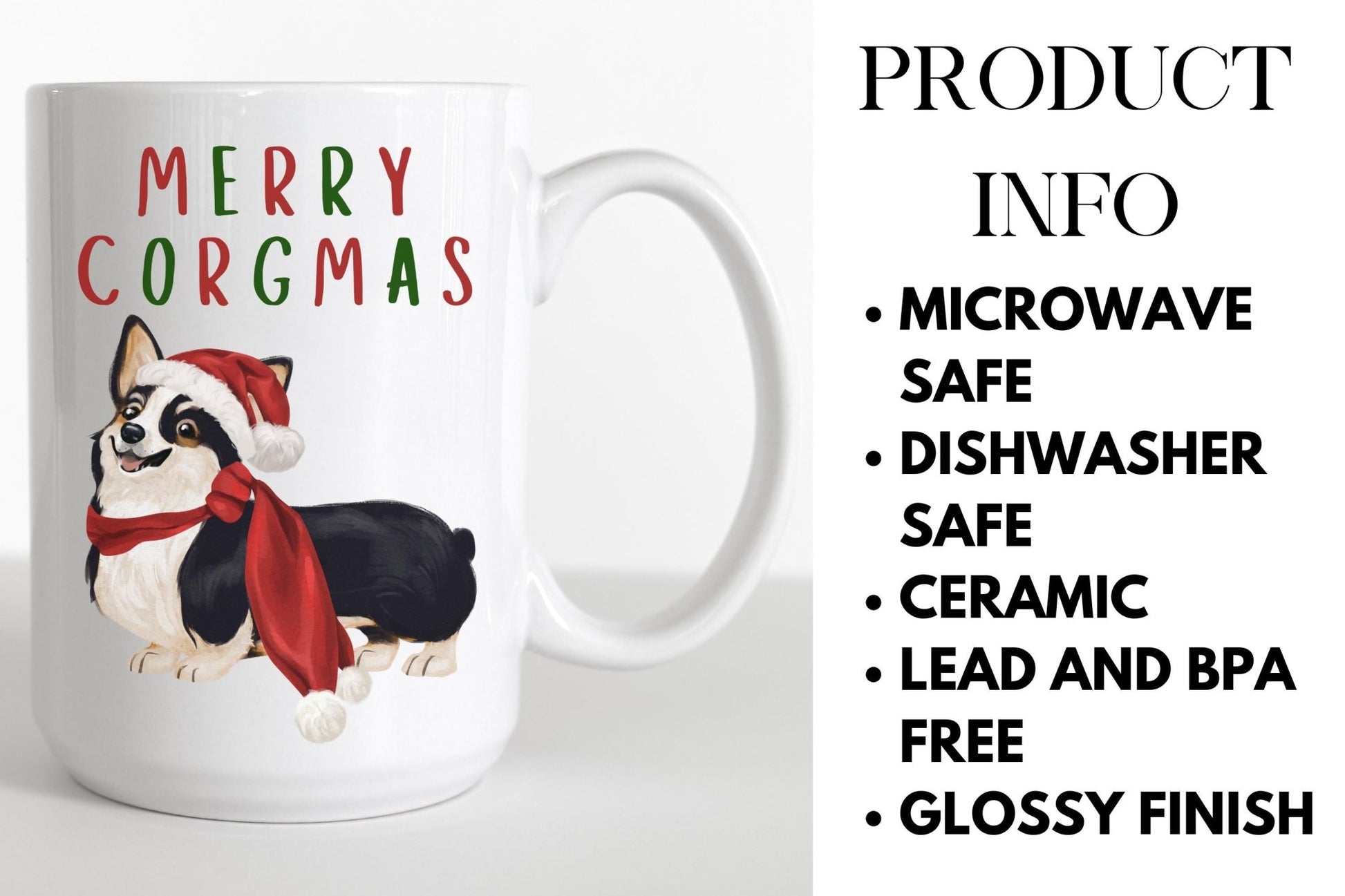 Christmas Gift for Corgi Lover Dog Christmas Mug Corgi Coffee Mug Corgi Tea Cup Holiday Gift Stocking Stuffer Dog Mom Gift Dog Dad Gift Corgi Owner Gift Funny Corgi Gift Cute Corgi Gift