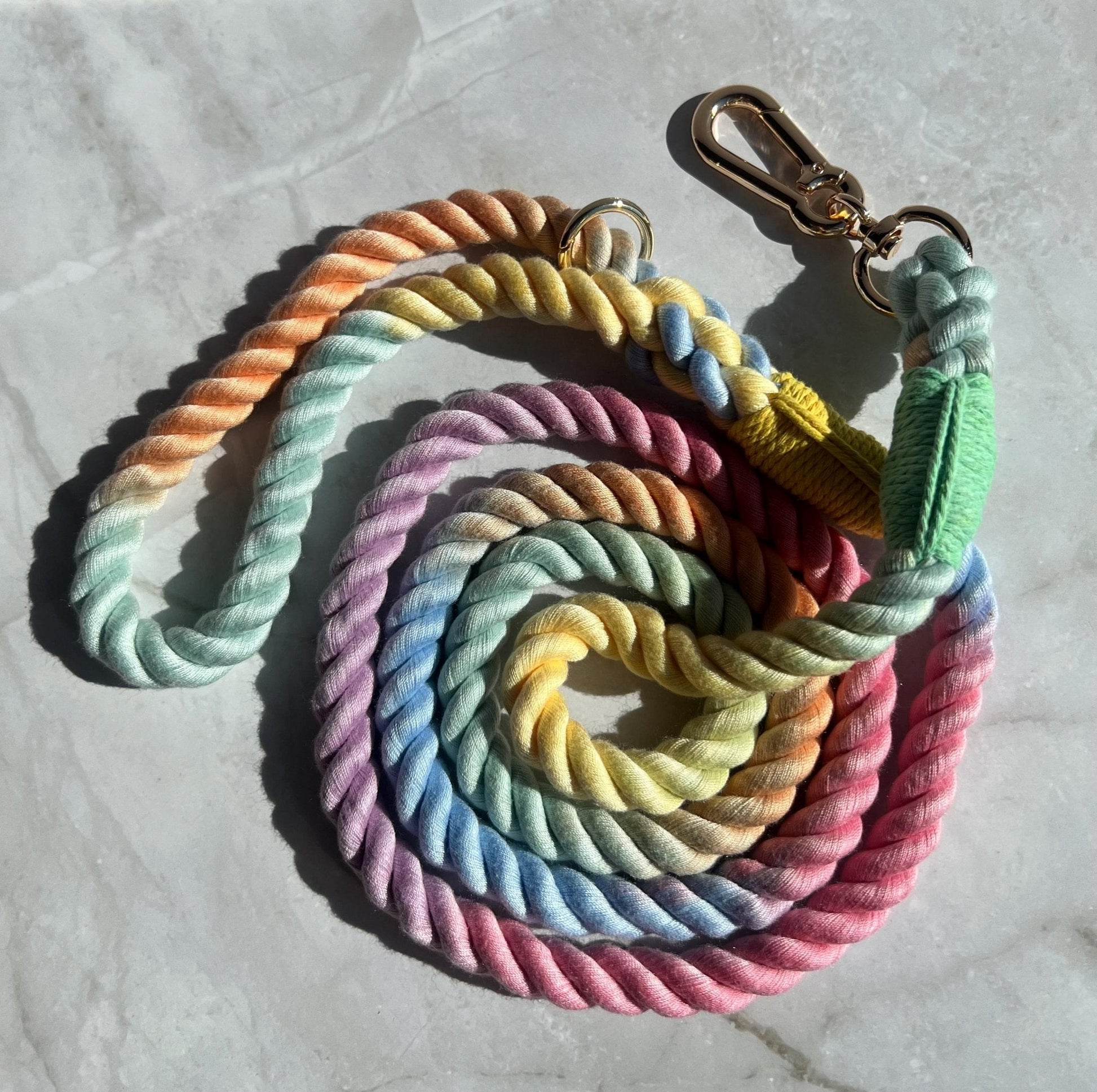 Premium Dog Walking Set Cotton Rope Leash Collection Waste Bag Holder Bundle Purple Training Equipment Essential Pet Supply Package Durable Hardware Construction Carabiner Handle Design Complete Walking Gear Set Quality Pet Care