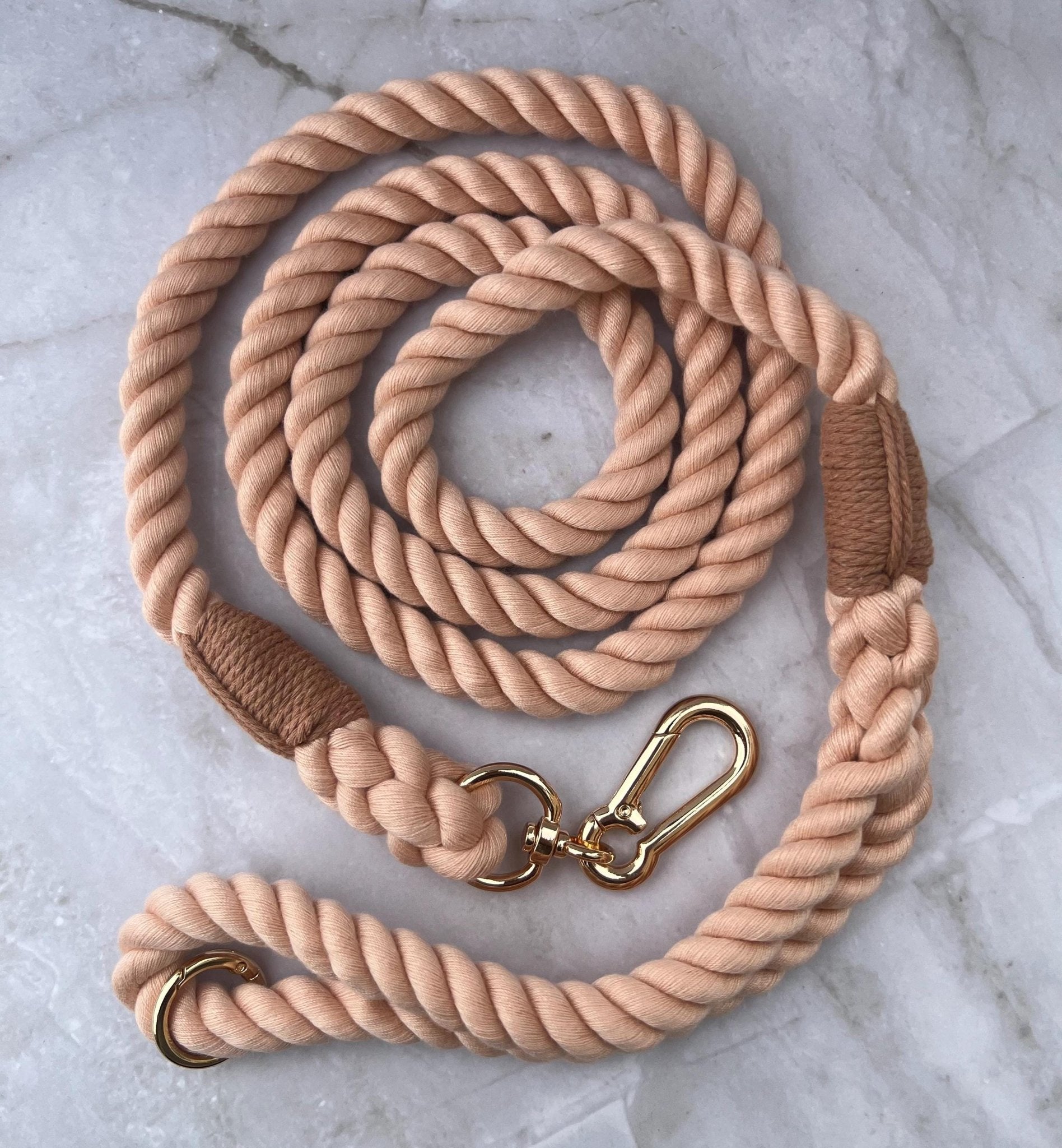 Cotton Rope Dog Leash Training Equipment Set Premium Purple Walking Gear Waste Bag Holder Durable Pet Supply Bundle Zinc Alloy Hardware Circle Carabiner Handle Thick Cotton Construction Long Length Design Essential Dog Care Collection