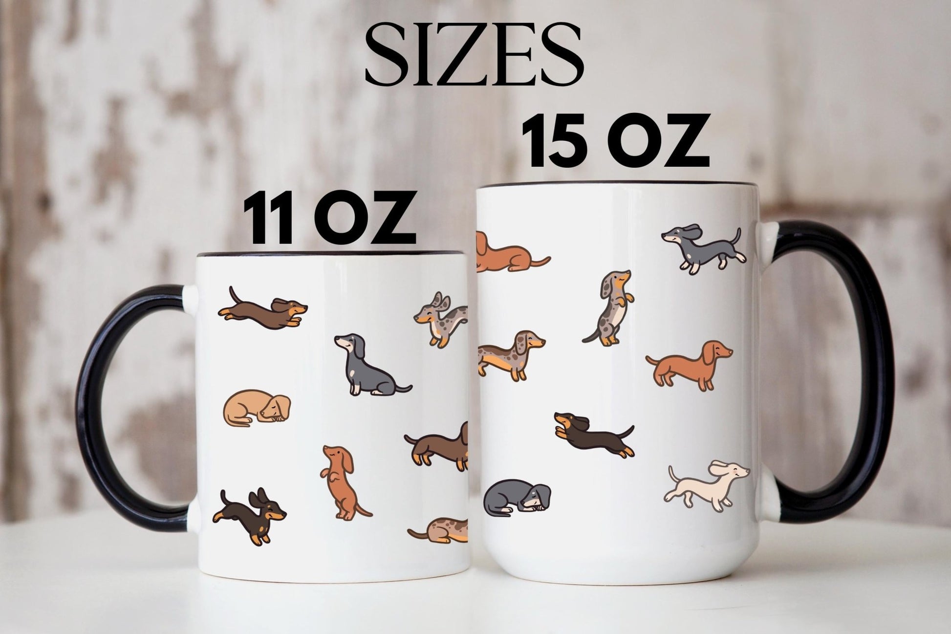 Dachshund Gift Dog Lover Gift Wiener Dog Gift Sausage Dog Gift Dachshund Owner Mug Dog Mug Pet Owner Mug Funny Mug Office Decor Birthday Gift Holiday Gift Present