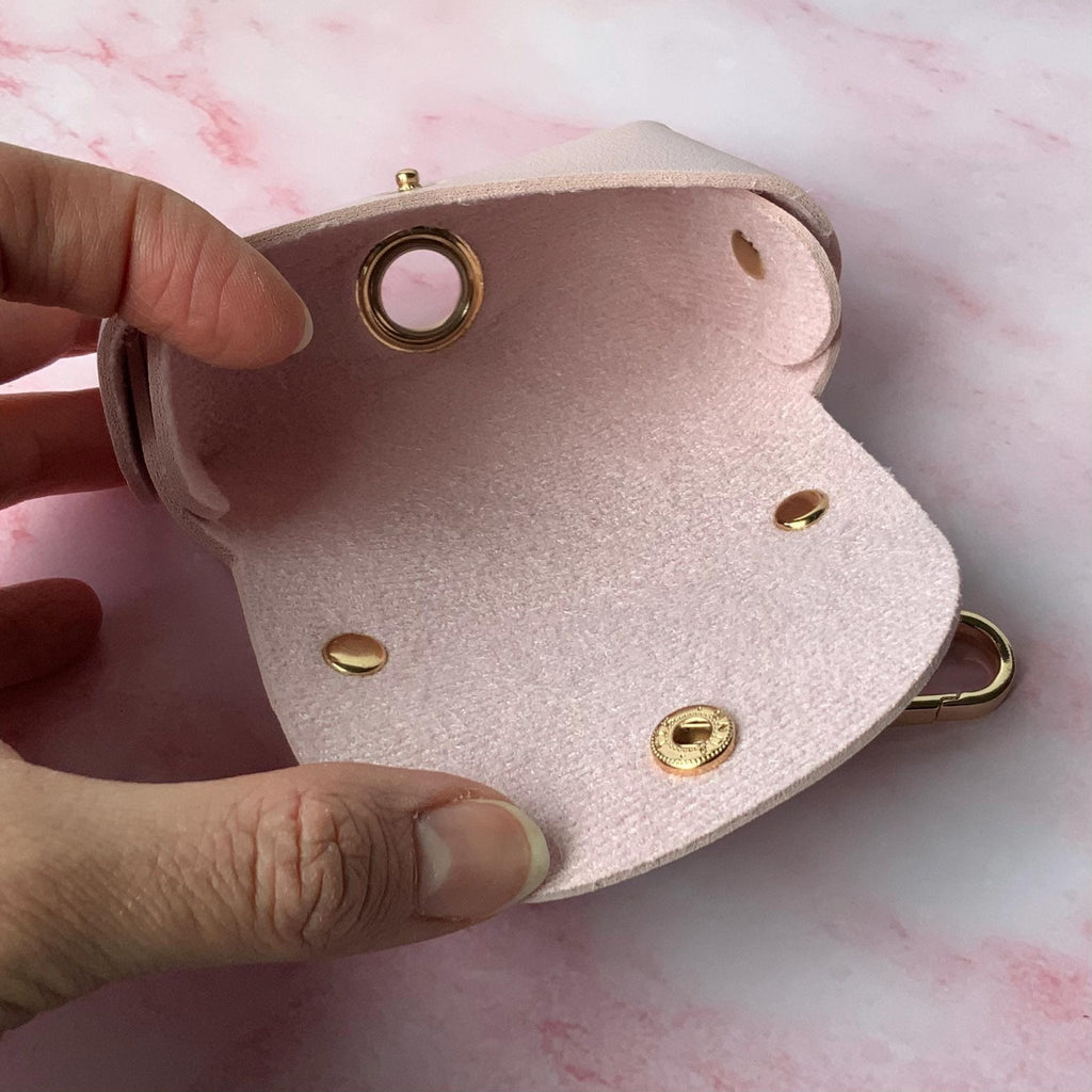 Faux Leather Dog Waste Bag Carrier