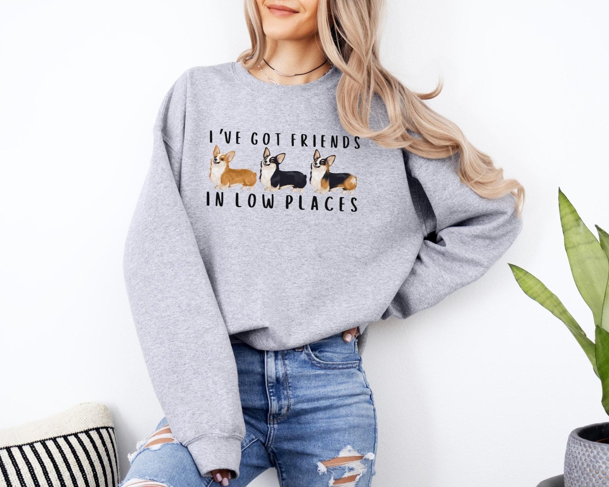Corgi Dad Gift Corgi Mom Gift Dog Walker Gift Pet Lover Present Funny Corgi Crewneck Dog Pun Shirt Corgi Dog Shirt Soft Cotton Dog Sweater
