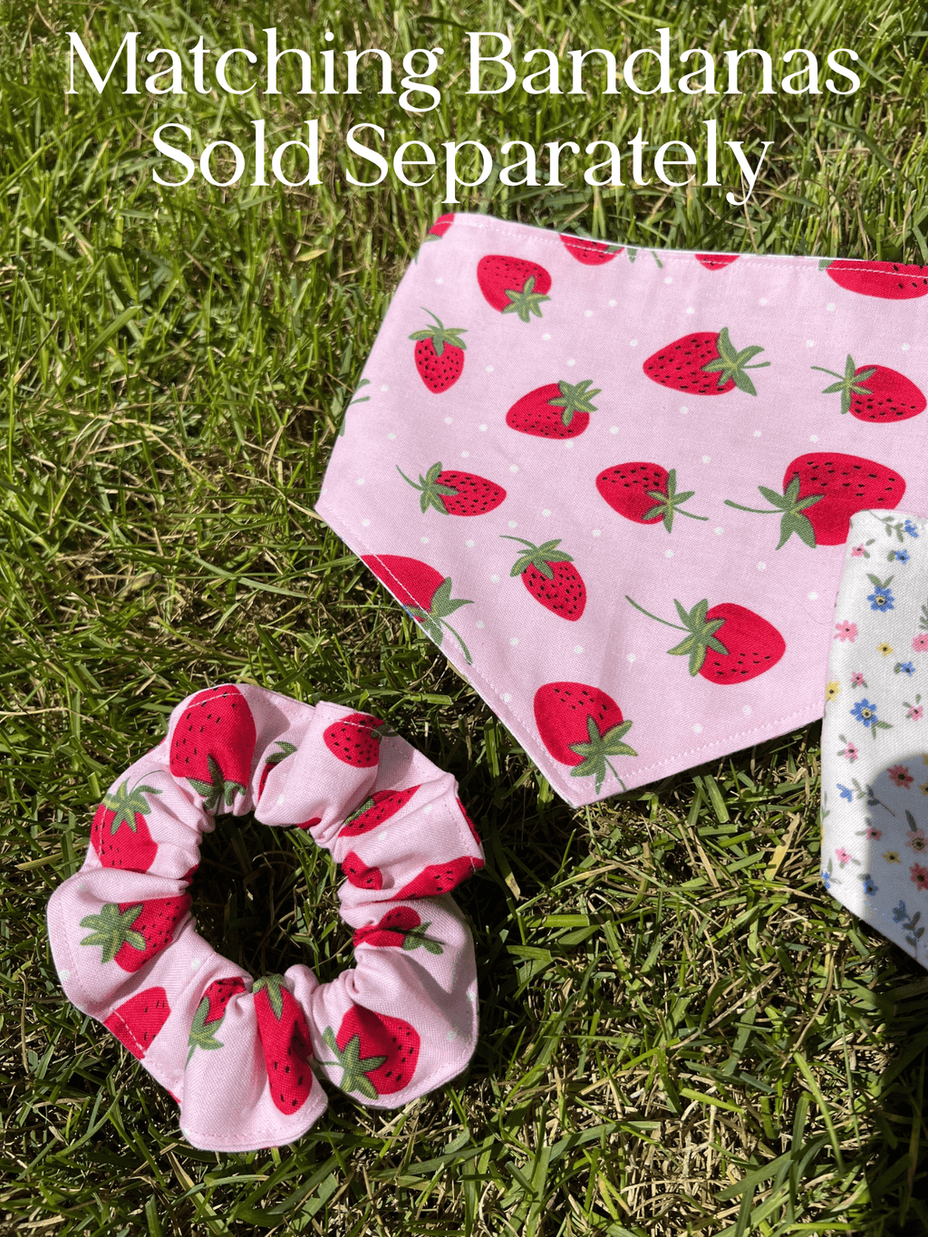 Handmade Fashion Hair Collection Cotton Fabric Scrunchie Summer Style Essential Beautiful Pattern Design Soft Material Construction Premium Quality Elastic Band Trendy Girl Accessory Perfect Daily Wear Summer Fashion Look Matching Set 
