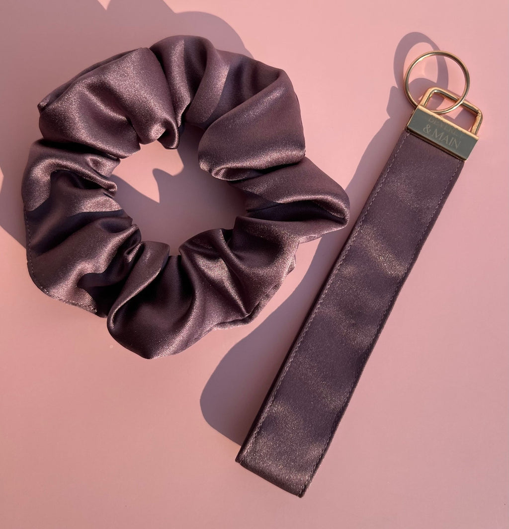 Victoria Satin Wristlet & Scrunchie Set