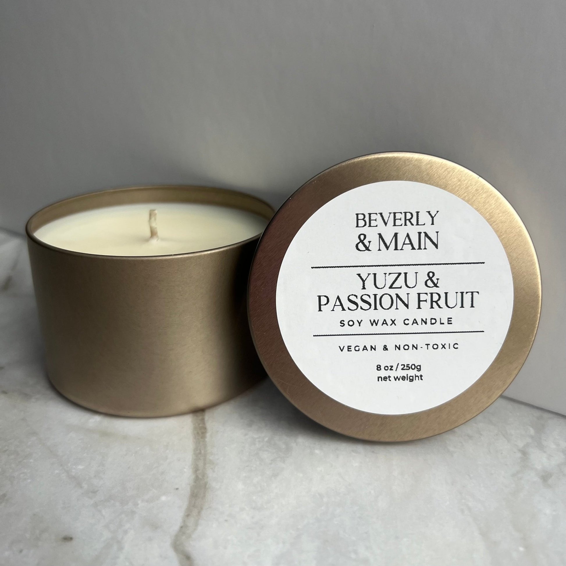Yuzu & Passion Fruit Handmade Soy Candle